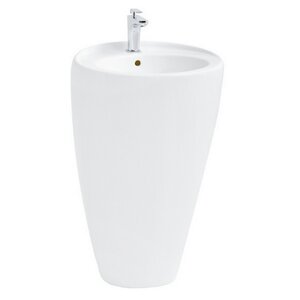Изображение товара Раковина Gural VIT Arya AR10MNL01, 53 х 55 см, напольная, белый глянец