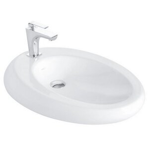 Изображение товара Раковина Gural VIT Arya AR25MUL01 70 см накладная белый глянец