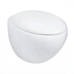 Подвесной унитаз Gural VIT Arya AR31DAK00/YM00DRP460000, безободковый, крышка микролифт, белый - фото 1