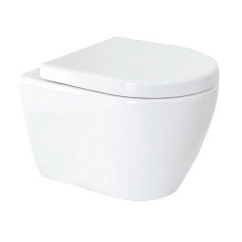 Изображение товара Подвесной унитаз Gural VIT Uno 49 безободковый Duroplast белый