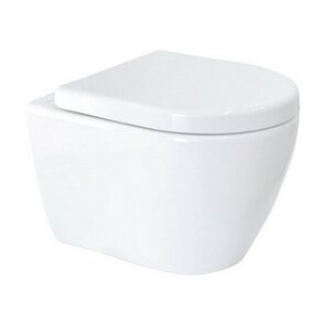 Изображение товара Подвесной унитаз Gural VIT Uno 49 безободковый Duroplast белый