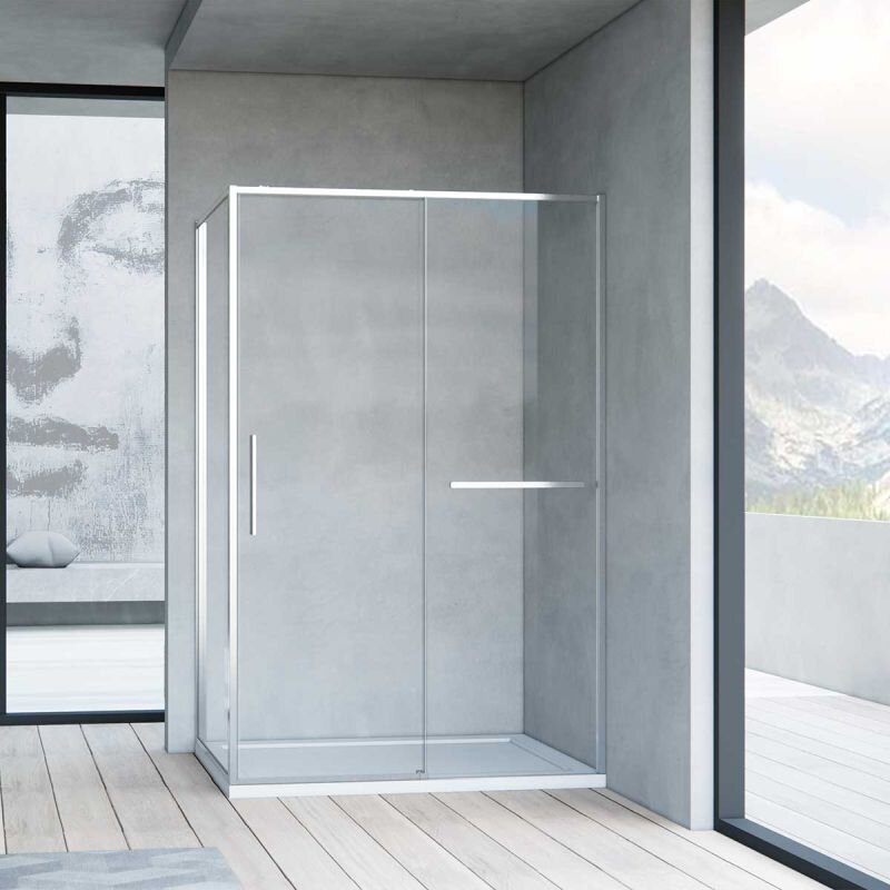 Изображение товара Душевой уголок Vincea Slim Soft раздвижной 110 x 80 см