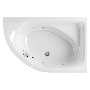 Изображение товара Ванна гидромассажная Excellent Aquarella Soft 170 x 110 см, правая, белый/хром, WAEX.ARP17.SOFT.CR