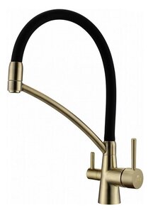 Изображение товара Смеситель Paulmark Siеgen, для кухонной мойки, бронза, Si213111-BR