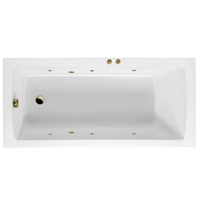 Изображение товара Ванна гидромассажная Excellent Aquaria Soft 150 x 70 см, белый/бронза, WAEX.AQU15.SOFT.BR