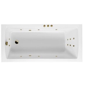 Изображение товара Ванна гидромассажная Excellent Aquaria Smart 170 x 75 см, белый/бронза, WAEX.AQU17.SMART.BR