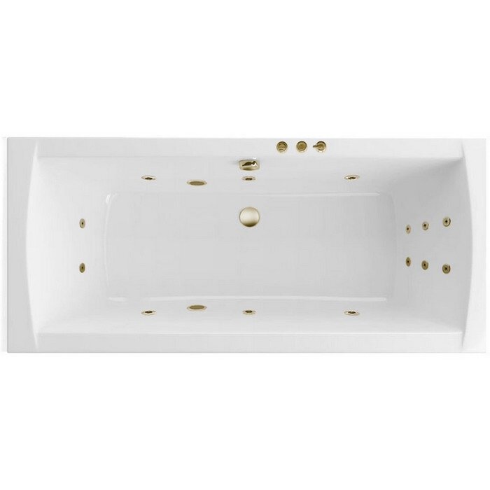 Изображение товара Гидромассажная ванна Excellent Aquaria Lux Smart 180x80 см, прямоугольная, акрил, польша