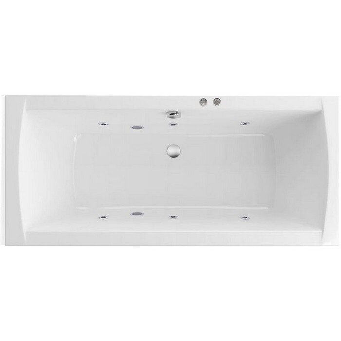 Изображение товара Гидромассажная ванна Excellent Aquaria Lux Soft 180x80 см белый хром