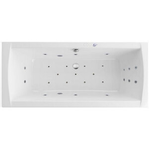 Изображение товара Ванна гидромассажная Excellent Aquaria Lux Ultra 180 x 80 см, белый/хром, WAEX.AQU18.ULTRA.CR