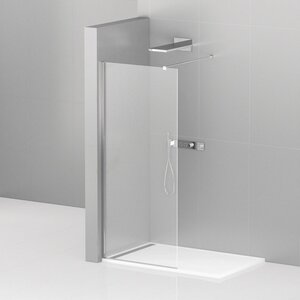 Изображение товара Душевая стенка Cezares Liberta 95 см с прозрачным стеклом и хром-профилем