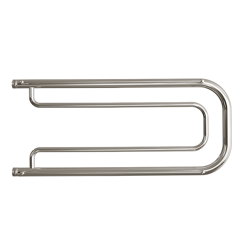 Изображение товара Полотенцесушитель водяной Двин A 32/70 c полкой, высота 35.2 см, ширина 70 см, 1 дюйм, К0, полированный, 4627159980128