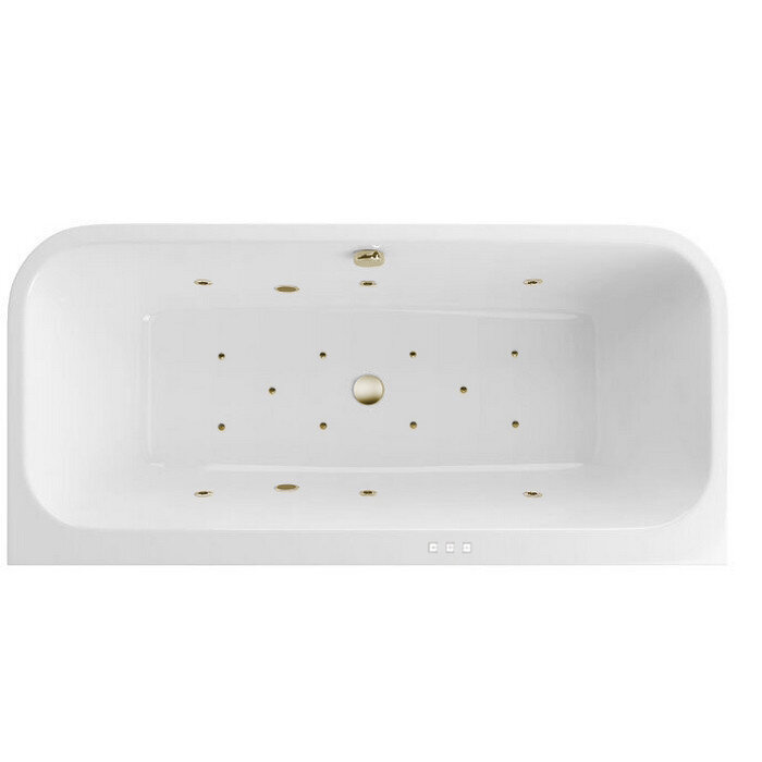 Изображение товара Гидромассажная ванна Excellent Arana Relax 180х85 см с гидромассажем аэромассажем и хромотерапией