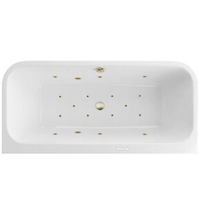 Изображение товара Ванна гидромассажная Excellent Arana Relax 180 x 85 см, белый/бронза, WAEX.ARA18.RELAX.BR