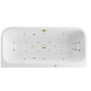 Изображение товара Ванна гидромассажная Excellent Arana Ultra 180 x 85 см, белый/бронза, WAEX.ARA18.ULTRA.BR