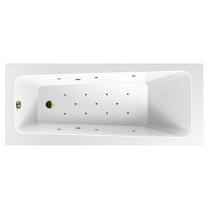 Изображение товара Ванна гидромассажная Excellent Ava Relax 160 x 70 см, белый/бронза, WAEX.AVA16.RELAX.BR