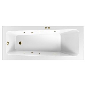 Изображение товара Ванна гидромассажная Excellent Ava Soft 160 x 70 см, белый/бронза, WAEX.AVA16.SOFT.BR