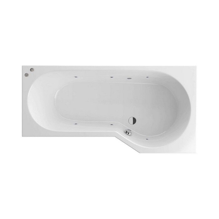 Изображение товара Ванна гидромассажная Excellent Be Spot Soft 160x80 см, правая, белый/хром