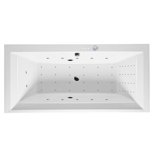 Изображение товара Ванна гидромассажная Excellent Crown Grand Nano 190 x 90 см, белый/хром, WAEX.CRG19.NANO.CR