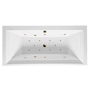 Изображение товара Ванна гидромассажная Excellent Crown Grand Relax 190 x 90 см, белый/бронза, WAEX.CRG19.RELAX.BR