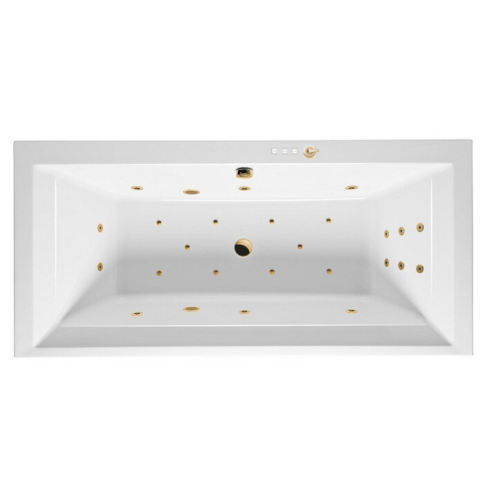 Изображение товара Гидромассажная ванна Excellent Crown Grand Ultra 190x90 см белый золото Польша