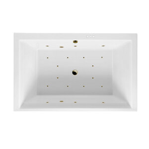 Изображение товара Ванна гидромассажная Excellent Crown Lux Relax 190 x 120 см, белый/бронза, WAEX.CRO19.RELAX.BR