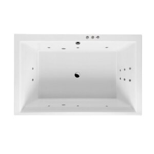 Изображение товара Ванна гидромассажная Excellent Crown Lux Smart 190 x 120 см, белый/хром, WAEX.CRO19.SMART.CR