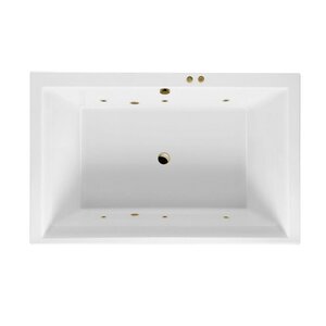 Изображение товара Ванна гидромассажная Excellent Crown Lux Soft 190 x 120 см, белый/бронза, WAEX.CRO19.SOFT.BR