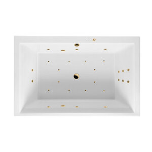 Изображение товара Ванна гидромассажная Excellent Crown Lux  Ultra 190 x 120 см, белый/золото, WAEX.CRO19.ULTRA.GL