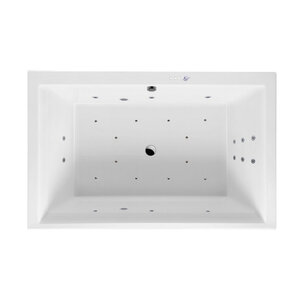 Изображение товара Ванна гидромассажная Excellent Crown Lux Ultra 190 x 120 см, белый/хром, WAEX.CRO19.ULTRA.CR