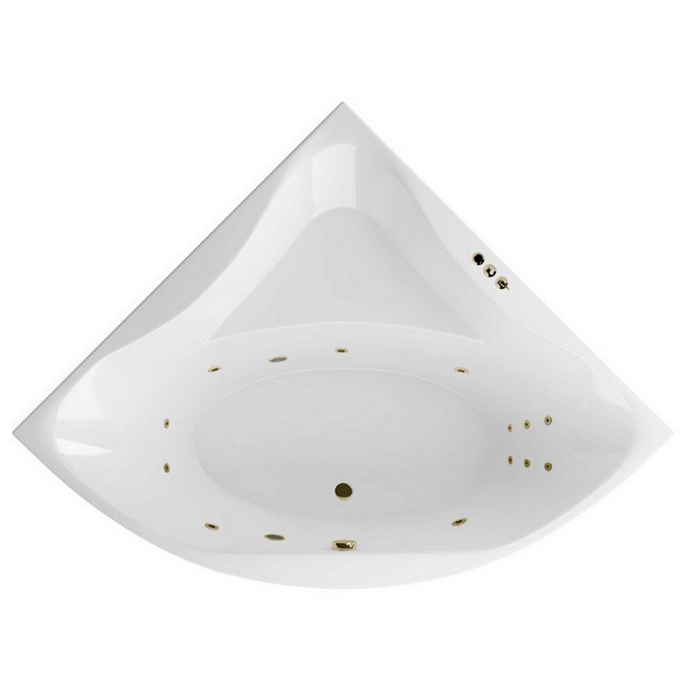 Изображение товара Гидромассажная ванна Excellent Glamour Smart 150x150 см угловая литой акрил
