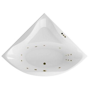 Изображение товара Ванна гидромассажная Excellent Glamour Smart 150 x 150 см, белый/бронза, WAEX.GLA15.SMART.BR