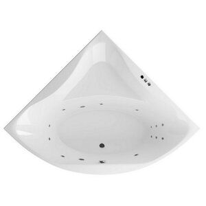 Изображение товара Ванна гидромассажная Excellent Glamour Smart 150 x 150 см, белый/хром, WAEX.GLA15.SMART.CR