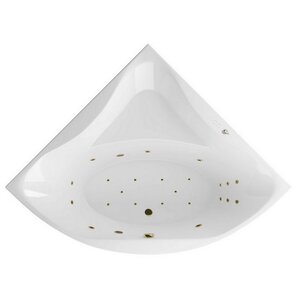 Изображение товара Ванна гидромассажная Excellent Glamour Ultra 150 x 150 см, белый/бронза, WAEX.GLA15.ULTRA.BR