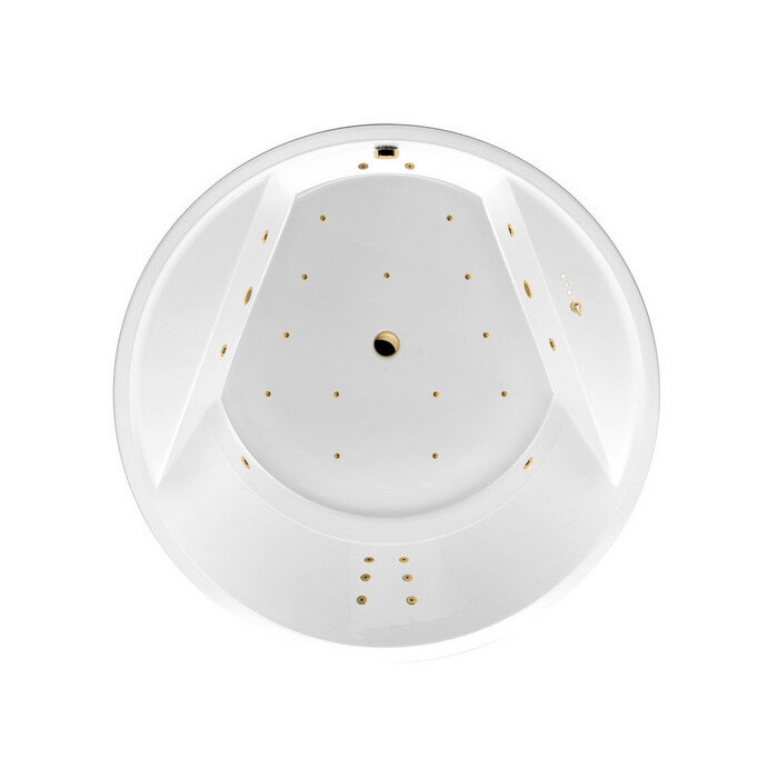 Изображение товара Гидромассажная ванна Excellent Great Arc Ultra 160 см бело-золотая