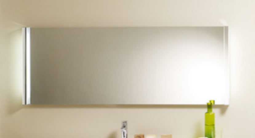 Изображение товара Зеркало Burgbad Bel 160 см с подсветкой, белое, подвесное, с светодиодами