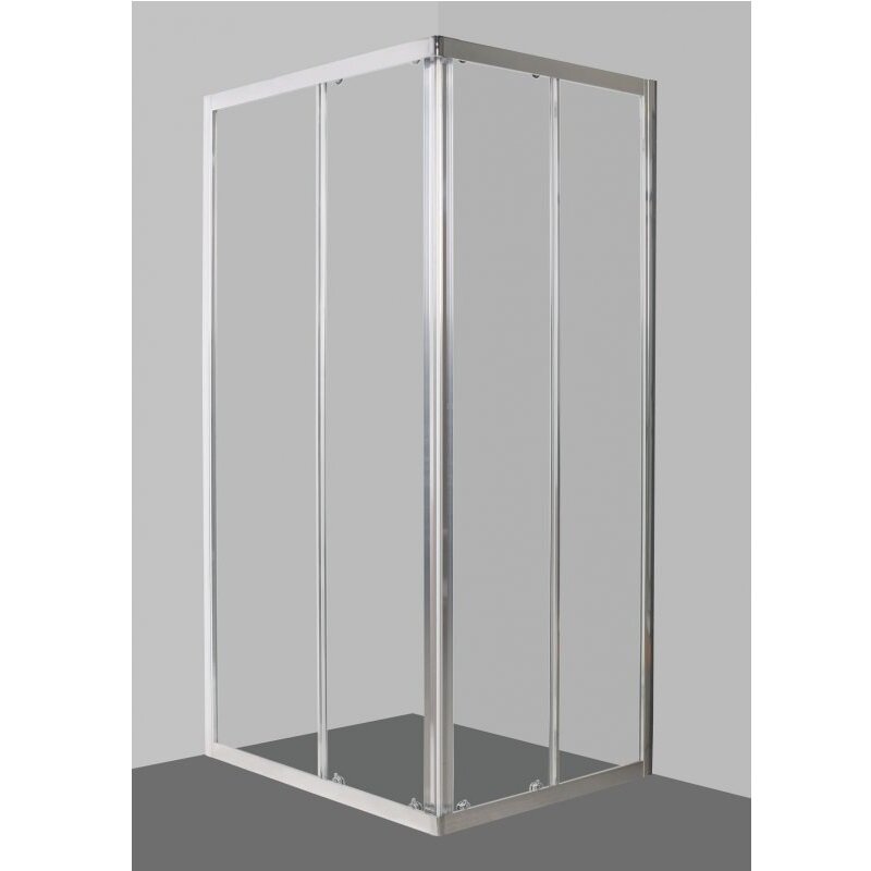 Изображение товара Душевой уголок BelBagno Due 100x80 см, прозрачное стекло