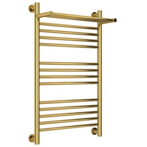 Изображение товара Полотенцесушитель водяной Сунержа Богема + с полкой 800x500, ширина 53.2 см, высота 80 см, золото, 03-0223-8050