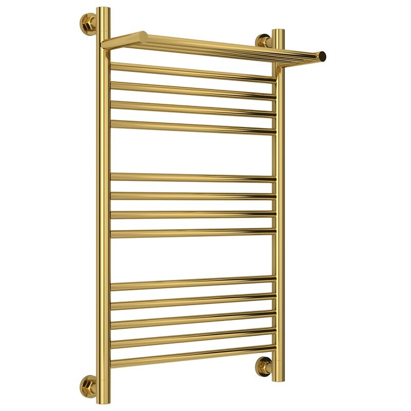 Изображение товара Полотенцесушитель водяной Сунержа Богема + с полкой 800x500, ширина 53.2 см, высота 80 см, золото, 03-0223-8050