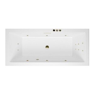Изображение товара Ванна гидромассажная Excellent Heaven Slim Smart 170 x 75 см, белый/бронза, WAEX.HEV17S.SMART.BR