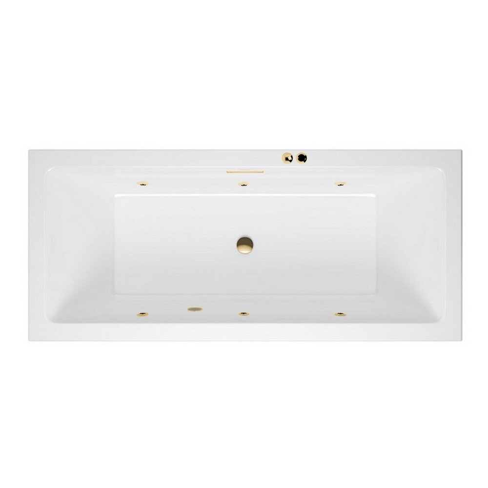 Изображение товара Ванна гидромассажная Excellent Heaven Slim Soft 170 x 75 см, белый/золото, WAEX.HEV17S.SOFT.GL Изображение товара Ванна гидромассажная Excellent Heaven Slim Soft 170 x 75 см, белый/золото, WAEX.HEV17S.SOFT.GL