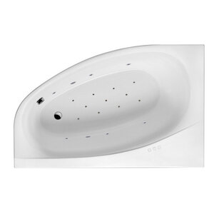 Изображение товара Ванна гидромассажная Excellent Kameleon Relax 170 x 110 см, левая, белый/хром, WAEX.KML17.RELAX.CR