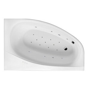 Изображение товара Ванна гидромассажная Excellent Kameleon Relax 170 x 110 см, правая, белый/хром, WAEX.KMP17.RELAX.CR
