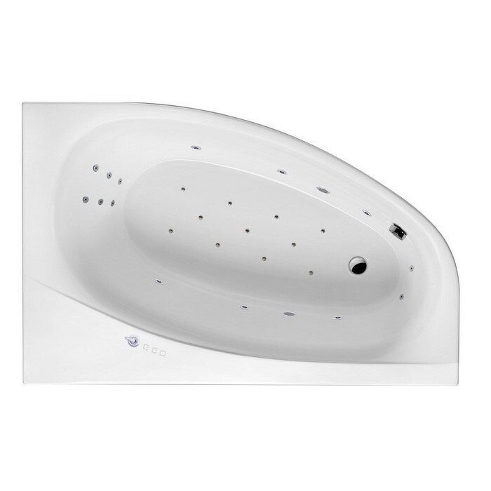 Изображение товара Ванна гидромассажная Excellent Kameleon Ultra 170x110 см правая белый хром