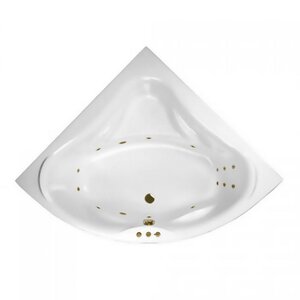 Изображение товара Ванна гидромассажная Excellent Konsul Smart 150 x 150 см, белый/бронза, WAEX.KON15.SMART.BR