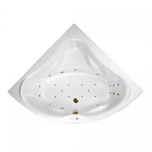 Изображение товара Ванна гидромассажная Excellent Konsul Ultra 150 x 150 см, белый/бронза, WAEX.KON15.ULTRA.BR