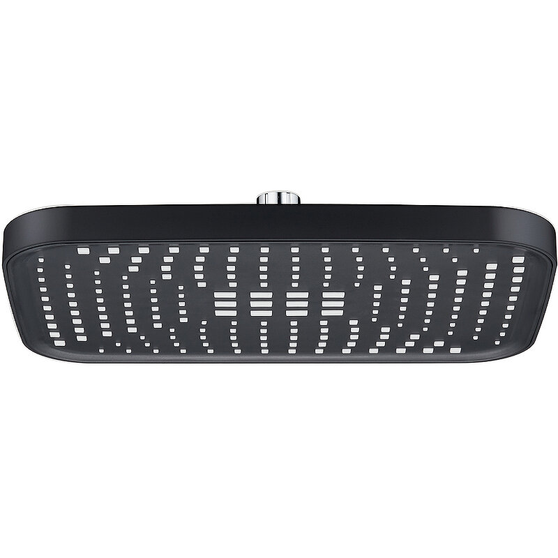 Изображение товара Верхний душ с регулировкой угла наклона Orange, 30 х 21 см, цвет черный матовый, S14TSb