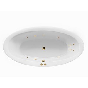 Изображение товара Ванна гидромассажная Excellent Lumina Line 190 x 95 см, белый/золото, WAEX.LUM19.LINE.GL