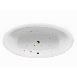 Изображение товара Ванна гидромассажная Excellent Lumina Relax 190 x 95 см, белый/золото, WAEX.LUM19.RELAX.GL