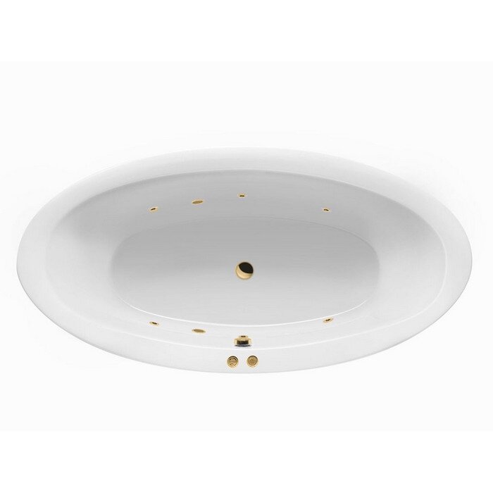 Изображение товара Гидромассажная ванна Excellent Lumina Soft 190x95 см белый золото