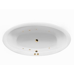 Изображение товара Ванна гидромассажная Excellent Lumina Soft 190 x 95 см, белый/золото, WAEX.LUM19.SOFT.GL